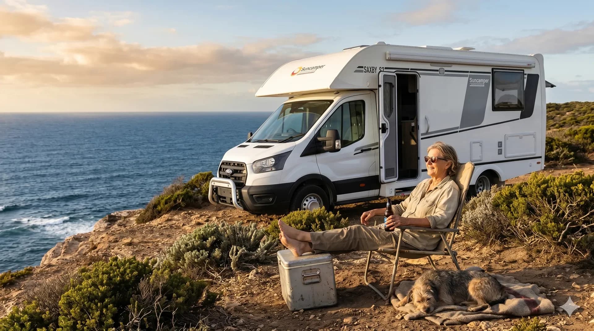 Suncamper Saxby S-2 motorhome — mid-page banner
