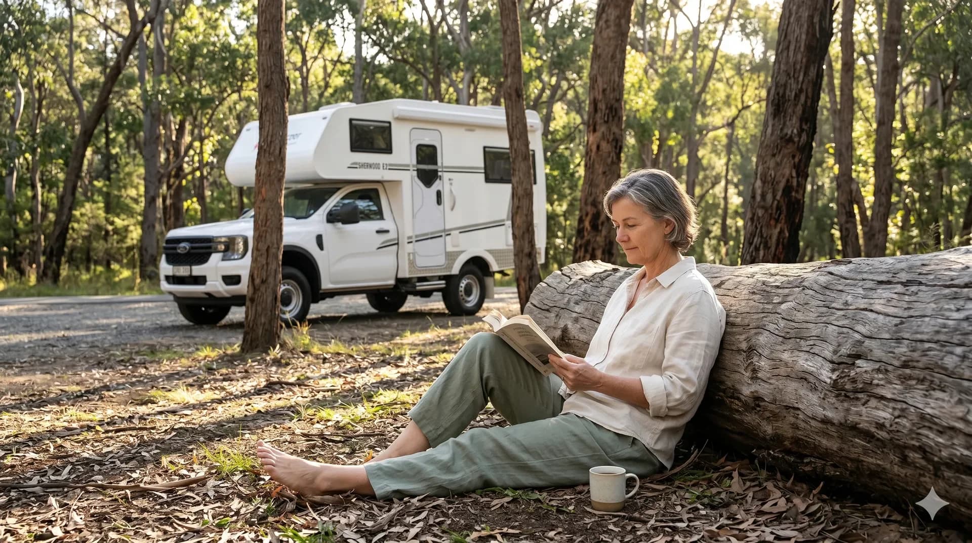 Suncamper Sherwood E-2 motorhome — mid-page feature banner