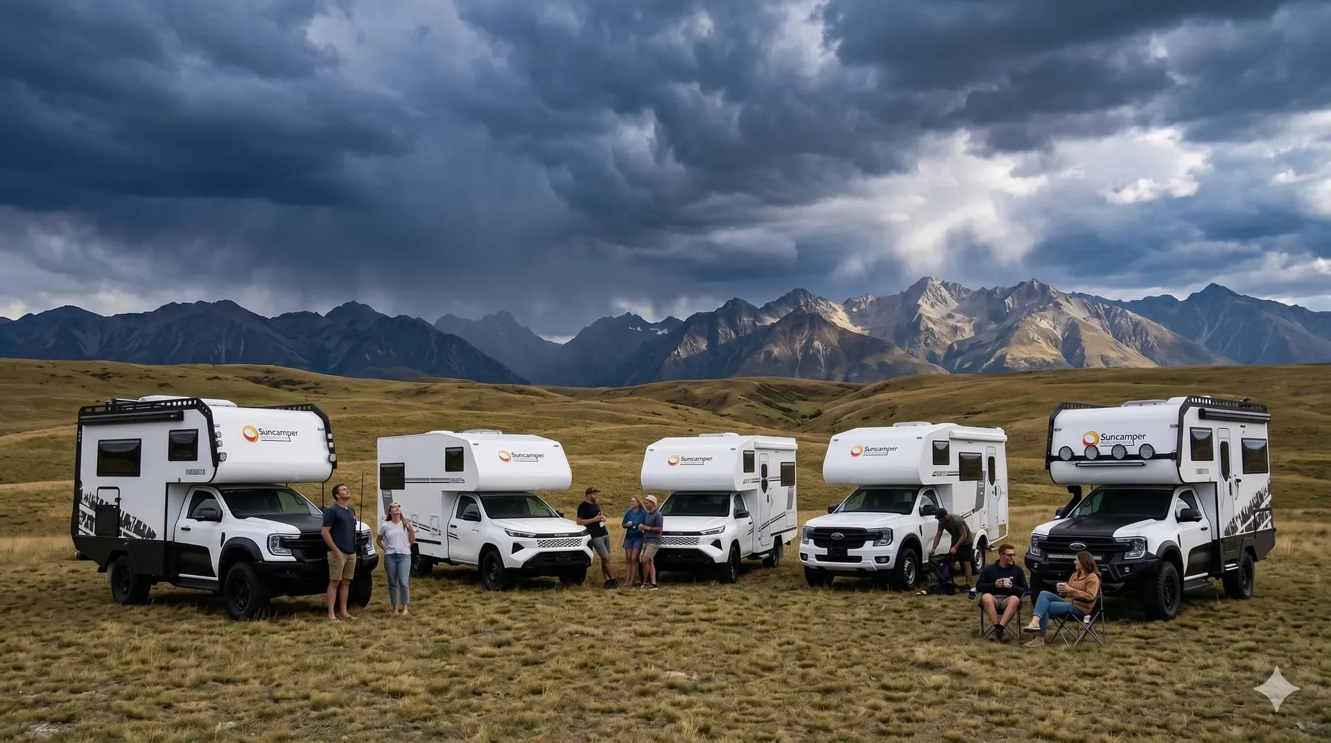 Suncamper Sherwood range — Conqueror 3.0, R-2, E-2, T-2 and Conqueror 2.0 motorhomes